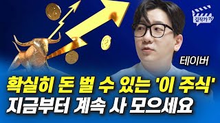 확실히 돈 벌 수 있는 이 주식 지금부터 계속 사 모으세요 테이버 [upl. by Kcirederf]