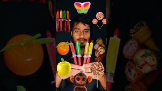 Eating Challenge💪🍭🍫Asmr shorts ytshort funny asmrfood ajakitchen villagetravelsuman [upl. by Alesiram308]