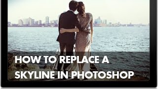 How to Replace a Skyline in Photoshop [upl. by Lavud]