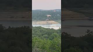 A parasailer over laketravis near Point Venture TX [upl. by Ramburt]