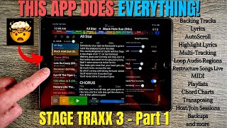 Stage Traxx 3  This APP does EVERYTHING  Part 1 [upl. by Ajiak423]