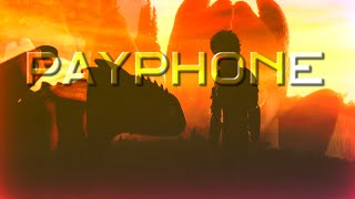 HTTYD Payphone Maroon 5 •Capcut Mini Edit• [upl. by Yelhs700]