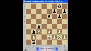 Schach Capablanca 1 Eugen Grinis Schach [upl. by Iorio847]