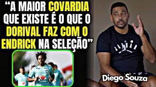 quotO MLK JÁ ESTÁ SE SENTIDO MALquot DIEGO SOUZA LARGOU O AÇO NO DORIVAL JR TÉCNICO DA SELEÇÃO BRASILEIRA [upl. by Raphael]