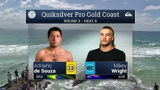 2016 Quik Pro Round 3 Heat 6 Video [upl. by Elimay]