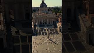 Flying over St Peters Basilica shorts [upl. by Urbas]