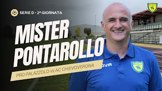 INTERVISTA POST PARTITA  PRO PALAZZOLO vs AC CHIEVOVERONA  Serie D • 2ª Giornata [upl. by Gingras177]