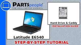 Dell Latitude E6540 P29F001 Hard Drive amp Caddy HowTo Video Tutorials [upl. by Yrod489]