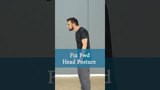 Fix Forward Head Posture 3 Exercises posture forwardheadposture posturecorrection [upl. by Ruperto]