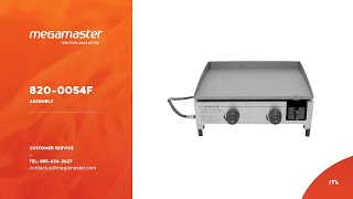 Megamaster 2 Burner Portable Grill Assembly Video [upl. by Kondon979]