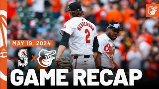 Mariners vs Orioles Game Recap 51924  MLB Highlights  Baltimore Orioles [upl. by Aicilra]