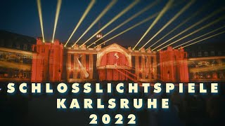 SCHLOSSLICHTSPIELE KARLSRUHE 2022 CINEMATIC STOP MOTION [upl. by Ayad606]