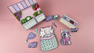 Healthy Kitten \ digital download  paperdoll project [upl. by Eisak]