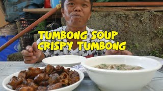 FRIED TUMBONG AT TUMBONG SOUP [upl. by Yliram]