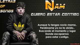 Quiero Estar Contigo Nicky Jam Letra 2015 [upl. by Aedrahs880]