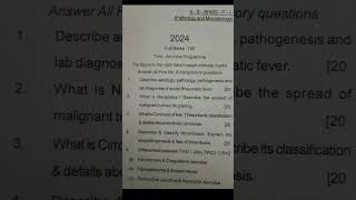 2nd yr pathology question thrombose neoplasia livercirrhosis viralshorts mainexam mbbs 2024 [upl. by Dihgirb]