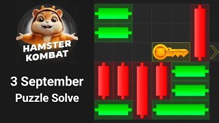 key 46 2 Sept How to solve Mini Game PUZZLE in Hamster kombat 101 SOLVED [upl. by Pedaiah]