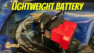 BRZ Lightweight Battery Install [upl. by Yuh246]