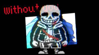 Sans boss fight but its my friend TheRealBluix [upl. by Woolson]