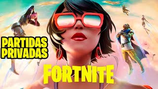 Como Crear y Participar en Partidas Privadas FORTNITE Partidas Personalizadas [upl. by Sigismond318]