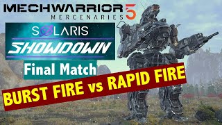 Annihilator Another Worthy Budget Loadout Solaris Showdown Final Match MechWarrior 5 Mercenaries [upl. by Neerhtak]