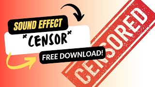 Censor Sound Effect  Free Download [upl. by Morse643]