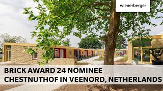 Brick Award 24 Nominee Chestnuthof in Veenord  Courtyard for elderly Netherlands [upl. by Lyret]