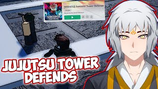 FANS JUJUTSU KAISEN WAJIB COBA💥 Roblox sorcecer tower defends [upl. by Nierman]