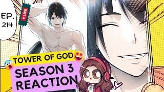 Tower of God Season 3  Ep 214 Reaction  V ft Dr Bonehead [upl. by Brandais]