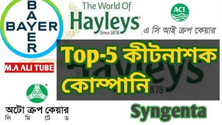 Top 5 pastiside company in bd BayerACIauto syngentaHaychem [upl. by Denoting945]