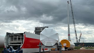 Vestas V162 im Detail  Windpark Beuchte  Nahost Tour 5 [upl. by Cotterell]