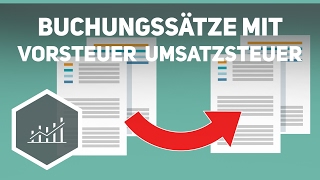 Buchungssätze mit Vorsteuer und Umsatzsteuer  Externes Rechnungswesen [upl. by Aleksandr]