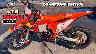 KTM 300 exc 2025 champion edition 😍new KTM 300 exc two stroke champion editionRedBull decal [upl. by Eekaz]