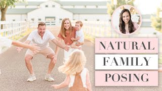 How To Pose Families During a Photoshoot  Favorite Posing Prompts [upl. by Annonyw]