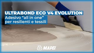 Adesivo universale per pavimenti e rivestimenti resilienti e tessili  Ultrabond Eco V4 Evolution [upl. by Ased]