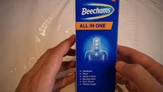 Beechams Cold amp Flu Liquid Amazon unboxing [upl. by Noet224]