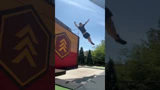 TRAMPOLINE FRONTFLIP SWAN DIVES Gymnast Training Best Show Tricking Parkour Cirque Du Soleil Fit [upl. by Rik734]