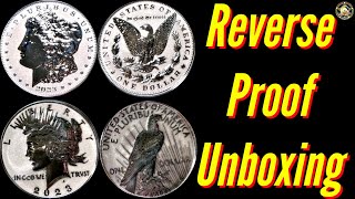 Unboxing the Morgan and Peace Dollar Reverse Proof Coins [upl. by Toddie]