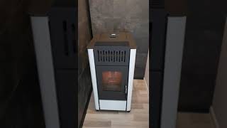 kominek na pellet piec flamini hellia 8kw [upl. by Ennaer824]