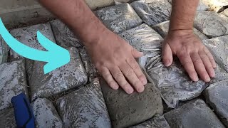 The Brilliant Reason He Lays Ziploc Bags of Cement in His Backyard [upl. by Ernie]