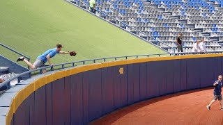 Catching the 10000th baseball of my streak in Monterrey Mexico [upl. by Oniram]