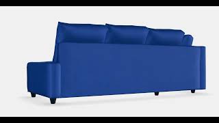 FRIHETEN  KLAGSHAMN Corner sofabed with storage  WebAR  3DArt [upl. by Ayanet848]