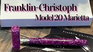 Franklin Christoph Model 20 Marietta [upl. by Barbaraanne]