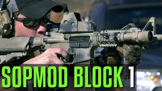 SOPMOD Block 1 Rifle  Run and Gun Action [upl. by Anoli]