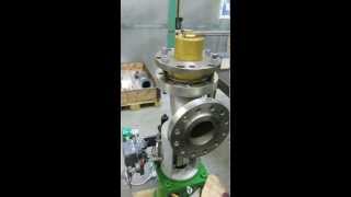 SchuF Angle Control Valve  Positioner calibration [upl. by Eerehs781]