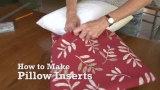 How to Make Pillow Inserts or Pillow Forms [upl. by Charla]