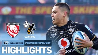 Gloucester v Wasps  HIGHLIGHTS  Explosive Secondhalf in Huge Win  Gallagher Premiership 202122 [upl. by Acissev]