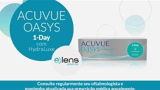 ACUVUE OASYS 1 DAY  LENTES DE CONTATO  ELENS [upl. by Maggy]