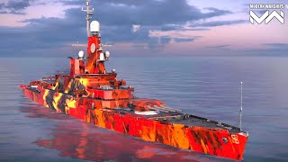 FGS Admiral Graf Spee Best Cruiser 🔥 Modern Warships Gameplay [upl. by Adihsar]