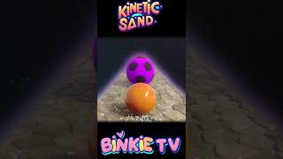 Learn Colors 🌈🚂 Smashing Kinetic Sand Fun kineticsand kineticsandplay [upl. by Hpesojnhoj649]